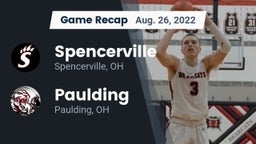 Recap: Spencerville  vs. Paulding  2022