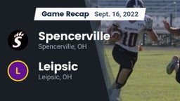 Recap: Spencerville  vs. Leipsic  2022