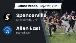 Recap: Spencerville  vs. Allen East  2023