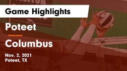 Poteet  vs Columbus  Game Highlights - Nov. 2, 2021