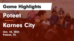 Poteet  vs Karnes City  Game Highlights - Oct. 18, 2022