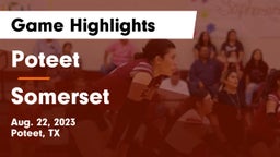 Poteet  vs Somerset  Game Highlights - Aug. 22, 2023