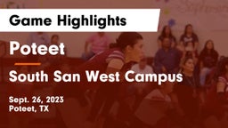 Poteet  vs South San West Campus Game Highlights - Sept. 26, 2023