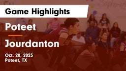 Poteet  vs Jourdanton  Game Highlights - Oct. 20, 2023