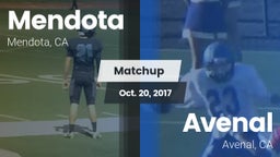 Matchup: Mendota  vs. Avenal  2017