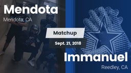 Matchup: Mendota  vs. Immanuel  2018