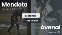 Matchup: Mendota  vs. Avenal  2018