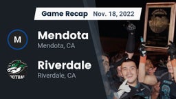 Recap: Mendota  vs. Riverdale  2022