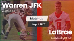 Matchup: Warren JFK vs. LaBrae  2017
