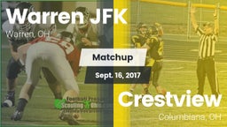 Matchup: Warren JFK vs. Crestview  2017
