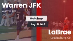 Matchup: Warren JFK vs. LaBrae  2018