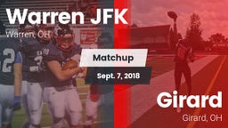 Matchup: Warren JFK vs. Girard  2018