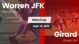 Matchup: Warren JFK vs. Girard  2019