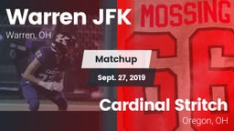Matchup: Warren JFK vs. Cardinal Stritch  2019