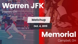 Matchup: Warren JFK vs. Memorial  2019