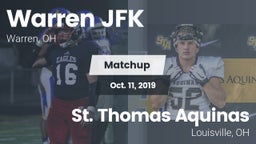 Matchup: Warren JFK vs. St. Thomas Aquinas  2019