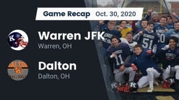 Recap: Warren JFK vs. Dalton  2020