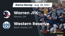 Recap: Warren JFK vs. Western Reserve  2021