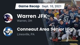 Recap: Warren JFK vs. Conneaut Area Senior High 2021
