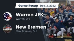 Recap: Warren JFK vs. New Bremen  2022