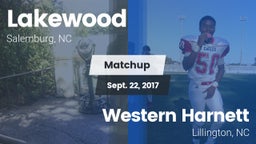 Matchup: Lakewood  vs. Western Harnett  2017