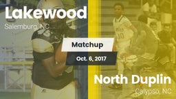 Matchup: Lakewood  vs. North Duplin  2017
