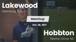 Matchup: Lakewood  vs. Hobbton  2017
