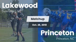Matchup: Lakewood  vs. Princeton  2018