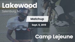 Matchup: Lakewood  vs. Camp Lejeune 2019