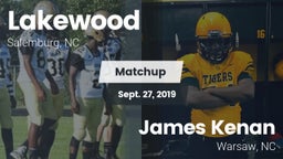 Matchup: Lakewood  vs. James Kenan  2019