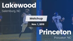 Matchup: Lakewood  vs. Princeton  2019