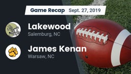 Recap: Lakewood  vs. James Kenan  2019