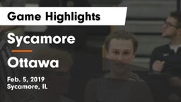 Sycamore  vs Ottawa  Game Highlights - Feb. 5, 2019