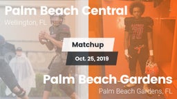 Matchup: Palm Beach Central vs. Palm Beach Gardens  2019
