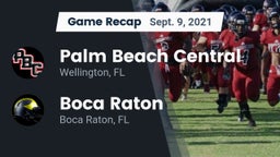 Recap: Palm Beach Central  vs. Boca Raton  2021