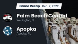 Recap: Palm Beach Central  vs. Apopka  2022