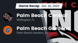 Recap: Palm Beach Central  vs. Palm Beach Gardens  2023