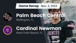 Recap: Palm Beach Central  vs. Cardinal Newman   2023