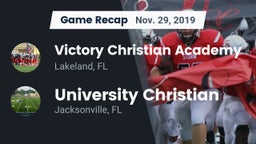 Recap: Victory Christian Academy vs. University Christian  2019