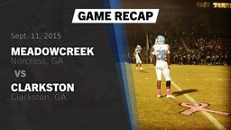 Recap: Meadowcreek  vs. Clarkston  2015