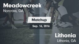Matchup: Meadowcreek High vs. Lithonia  2016