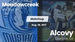 Matchup: Meadowcreek High vs. Alcovy  2017