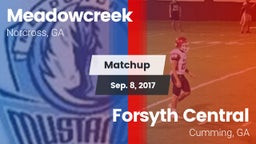 Matchup: Meadowcreek High vs. Forsyth Central  2017