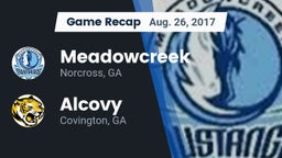 Recap: Meadowcreek  vs. Alcovy  2017