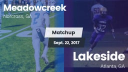 Matchup: Meadowcreek High vs. Lakeside  2017