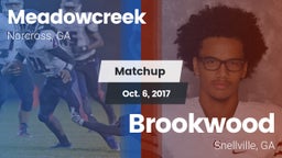 Matchup: Meadowcreek High vs. Brookwood  2017