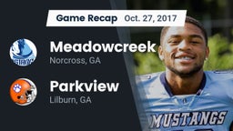 Recap: Meadowcreek  vs. Parkview  2017