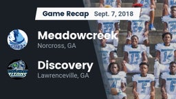 Recap: Meadowcreek  vs. Discovery  2018