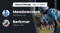 Recap: Meadowcreek  vs. Berkmar  2019