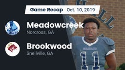 Recap: Meadowcreek  vs. Brookwood  2019